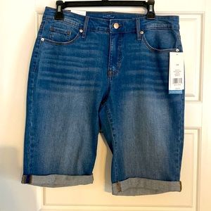 Denim Bermuda shorts
